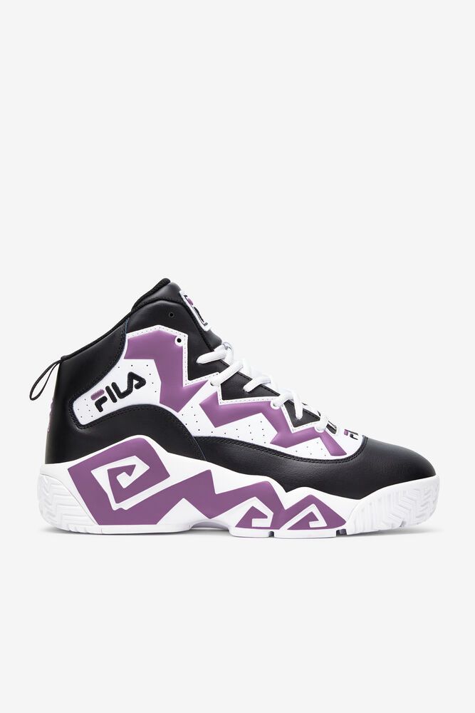 Fila Sneakers Mens Black/Purple - Mb - Philippines 1597604-VI